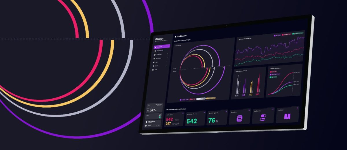 Drücker Alarm Management — industrial control HMI