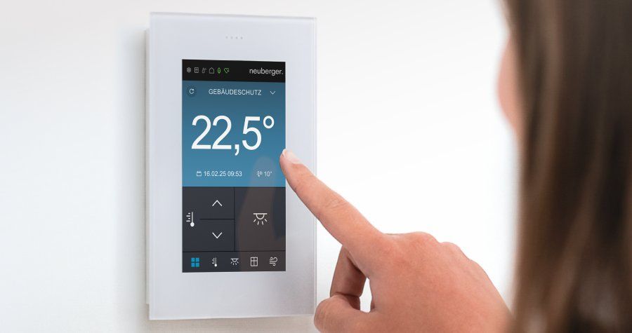Neuberger Room Panel — building automation interface